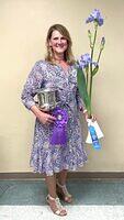 BIS 2023 Sarah Sue Miller with Nestucca Rapids Tall Bearded Iris